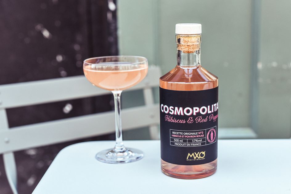 Cocktail en bouteille français Cosmopolitan